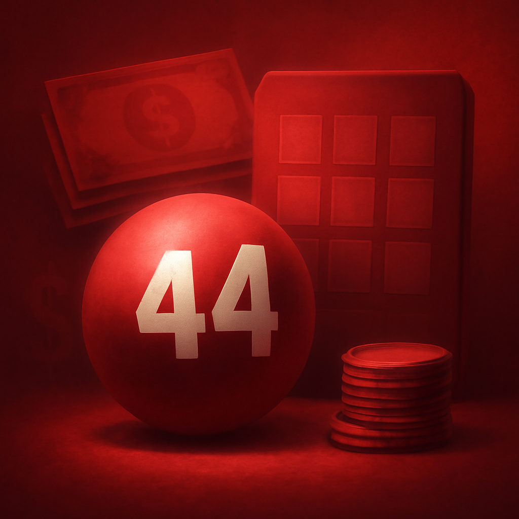 Badge representing assistance for 44 Lottery issues and resolutions.