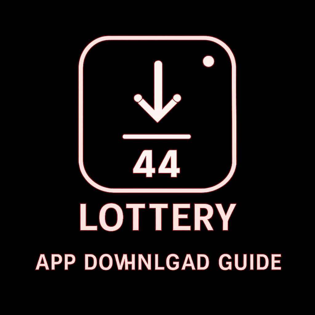 Icon representing the 44 Lottery app download guide.