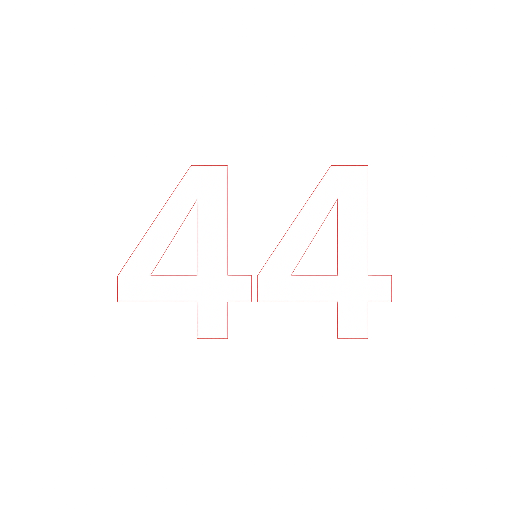 Badge representing assistance for 44 Lottery issues and resolutions.