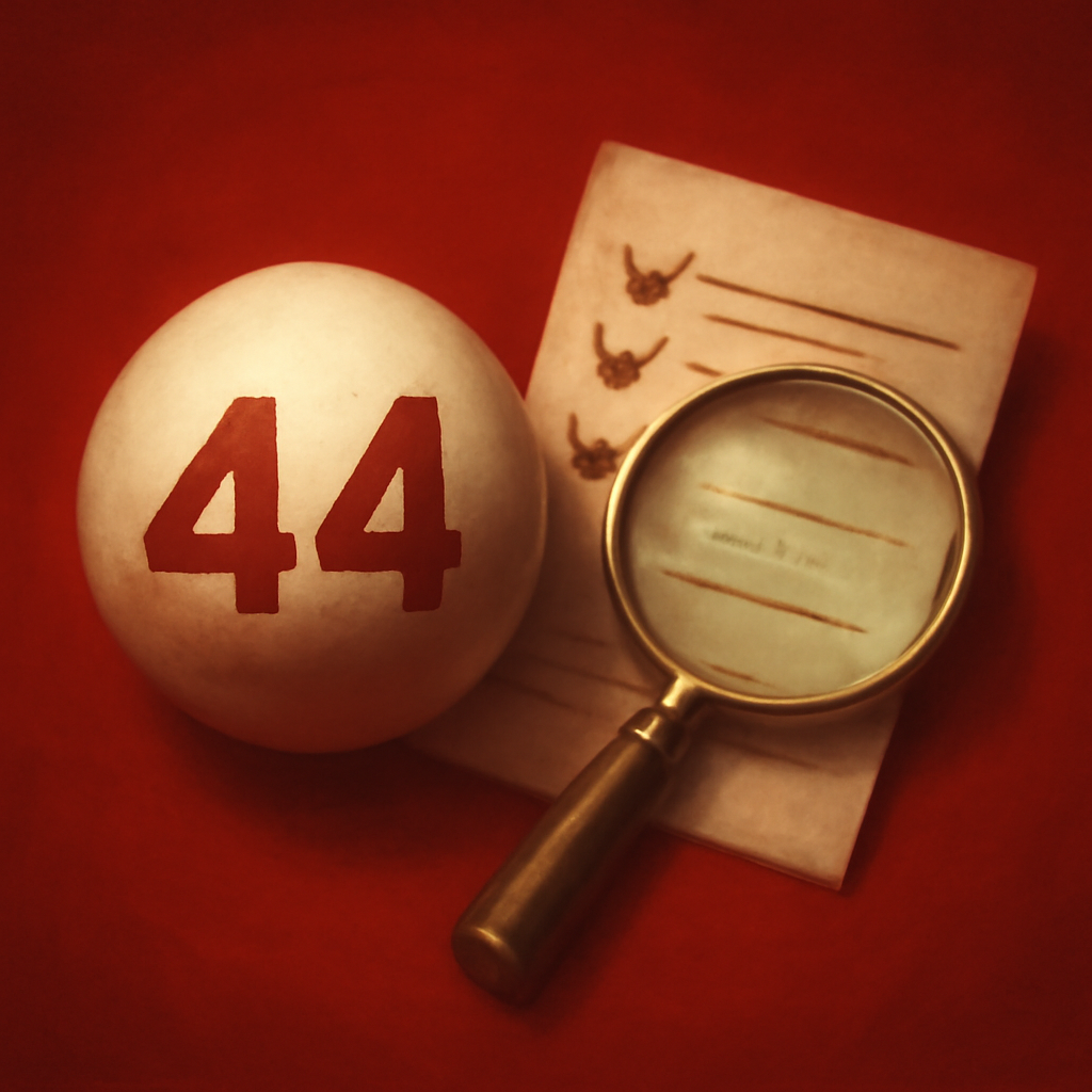 Icon representing 44 Lottery features overview.