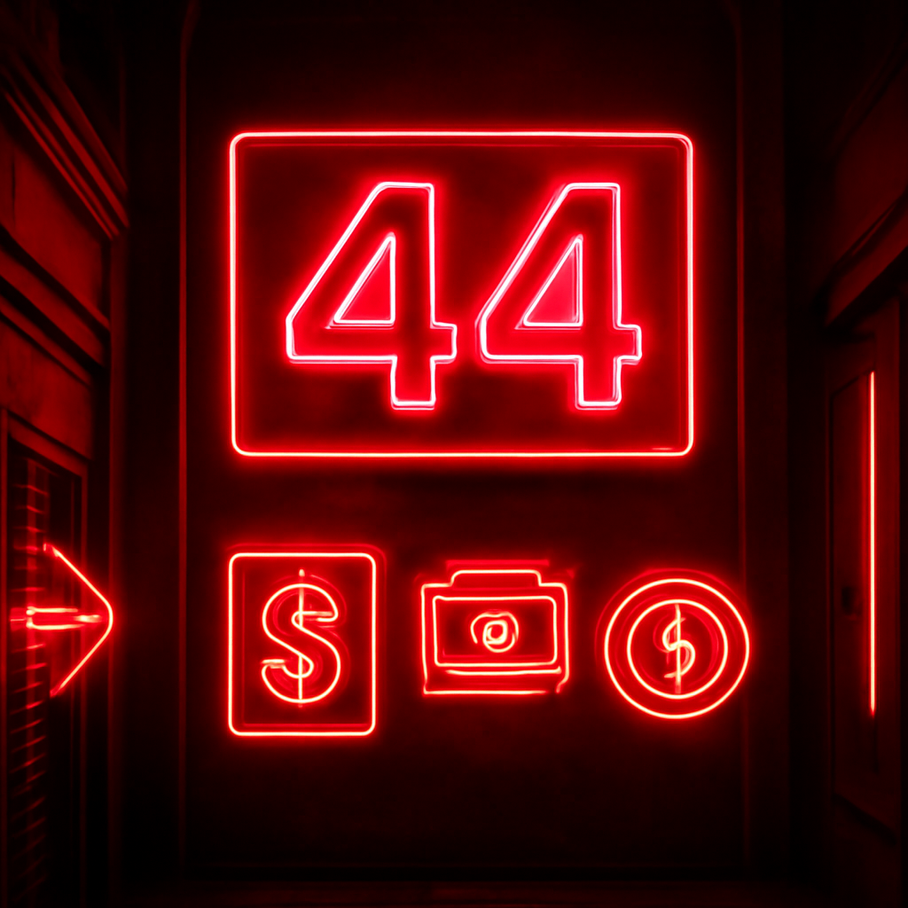 Diagram showcasing the benefits of a 44 Lottery account.