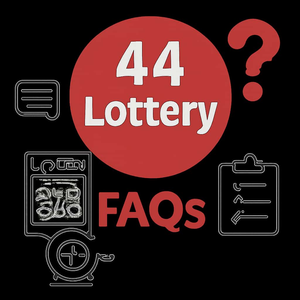 Diagram illustrating the topic of 44 Lottery FAQs.