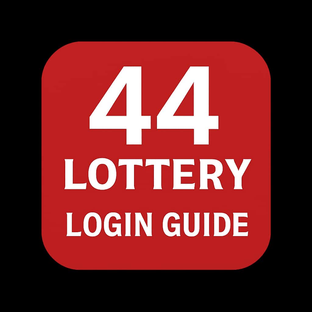 Icon representing the 44 Lottery Login Guide.
