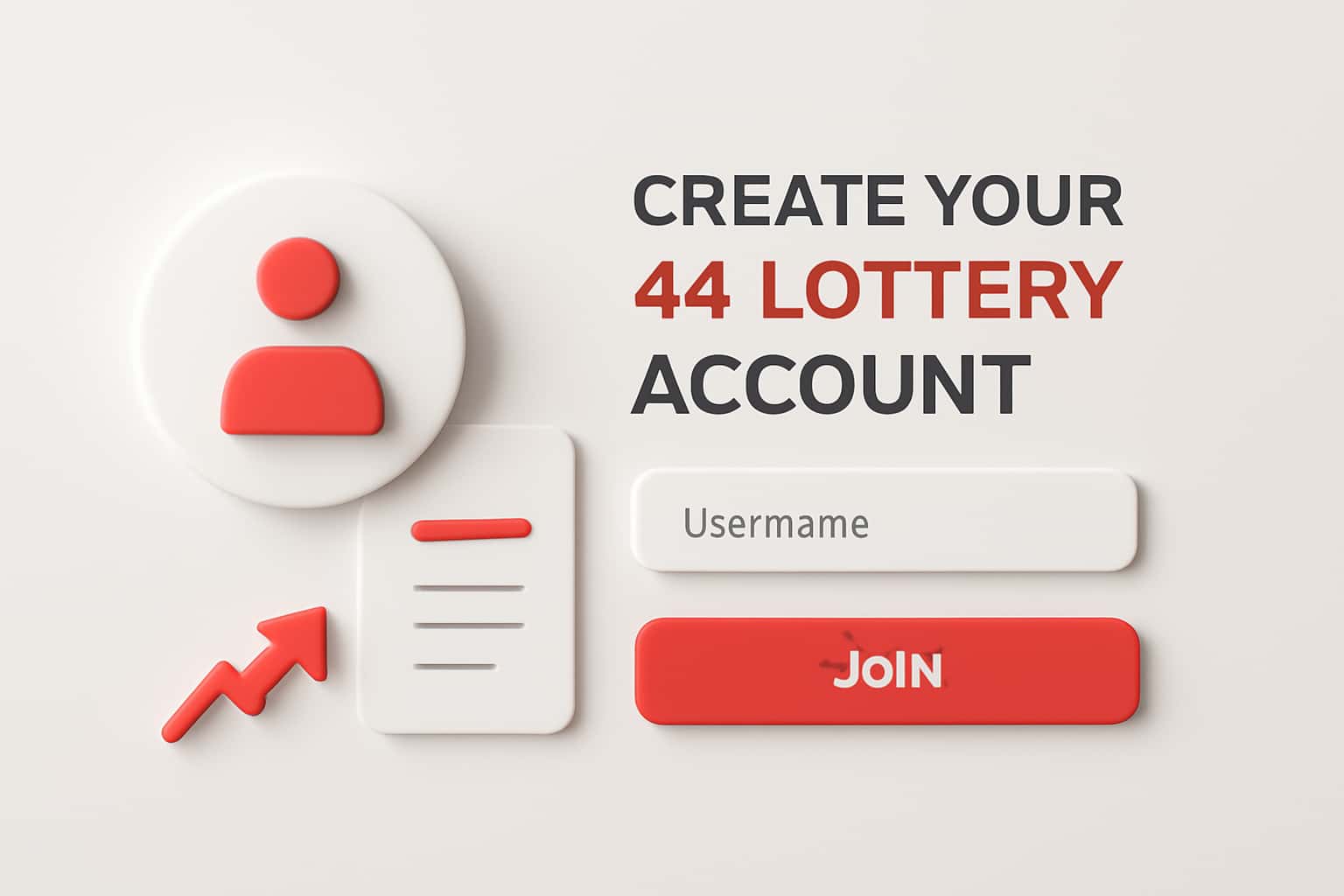 Create Your 44 Lottery Account Interface